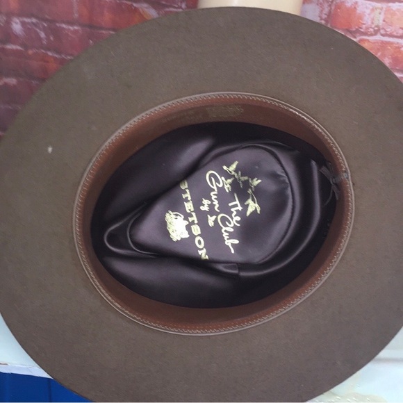 Vintage Stetson Brown Fur Felt Weekender Fedora Hat - Picture 6 of 9